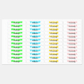 Moderne artistieke waterdichte naamlabels voor kle labels (Vel)