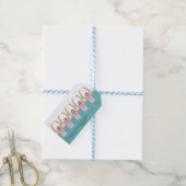 Moderne  artistieke zwemmers Synchroon zwemmen Cadeaulabel (Met Touw)