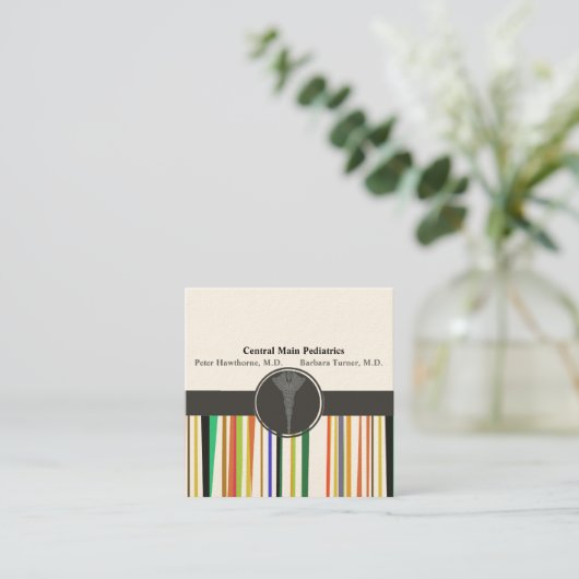Moderne arts Med Pediatrics Afspraak Afsprakenkaartje (Staand voorkant)