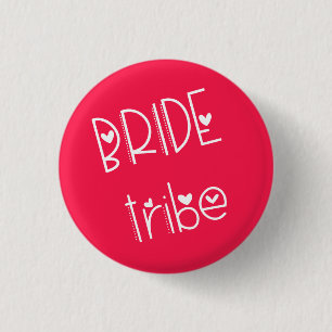 Moderne Arty Lettertype Bruid Stam Hoekige Typogra Ronde Button 3,2 Cm