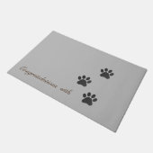 Moderne as abstract met grijs gebruik deurmat (Schuin)