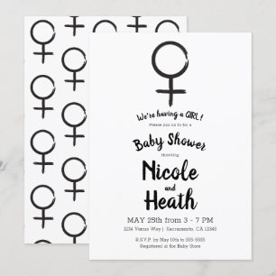 Moderne Astrologie Venus Vrouwelijke Baby Meisje B Kaart