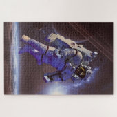 Moderne Astronaut Digitale Ruimte Legpuzzel (Horizontaal)