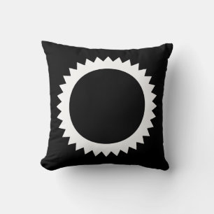 Moderne astronomeer's Total Eclipse Cushion Kussen