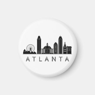 Moderne Atlanta Georgia gestileerde skyline Magneet