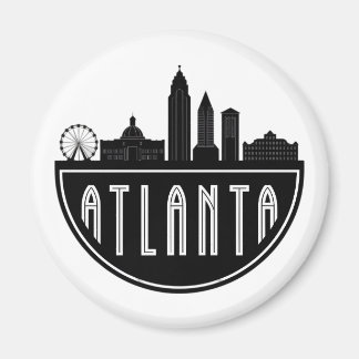 Moderne Atlanta Georgia gestileerde skyline Magneet