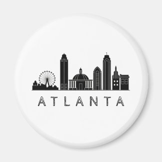Moderne Atlanta Georgia gestileerde skyline Magneet