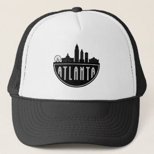 Moderne Atlanta Georgia gestileerde skyline Trucker Pet