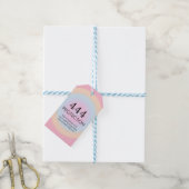 Moderne Aura Angel-nummers 444 Cadeaulabel (Met Touw)
