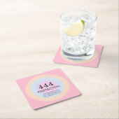 Moderne Aura Angel-nummers 444 Kartonnen Onderzetters (Insitu)