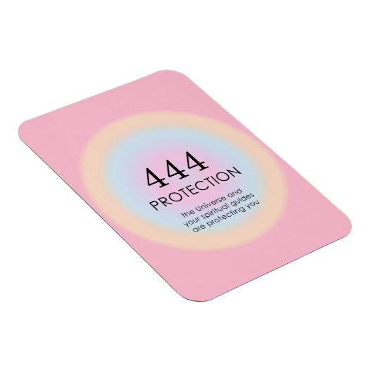 Moderne Aura Angel-nummers 444 Magneet (Rechterzijde)