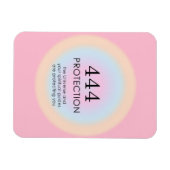 Moderne Aura Angel-nummers 444 Magneet (Horizontaal)