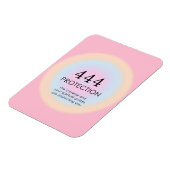 Moderne Aura Angel-nummers 444 Magneet (Linkerzijde)