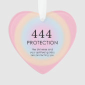 Moderne Aura Angel-nummers 444 Ornament (voorkant)