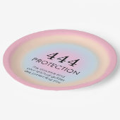 Moderne Aura Angel-nummers 444 Papieren Bordje (Gekanteld)