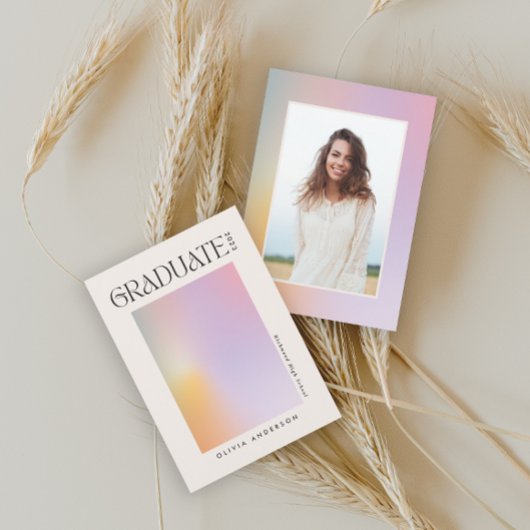 Moderne aura roze kleurrijke typografie foto giral