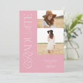 Moderne aura roze, kleurrijke typografie multi-fot (Staand voorkant)