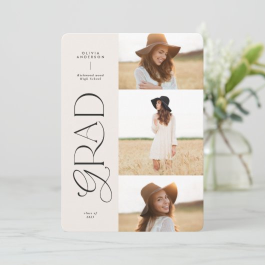 Moderne aura roze, kleurrijke typografie multi-fot (Staand voorkant)