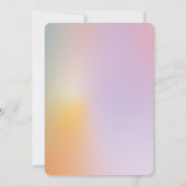 Moderne aura roze, kleurrijke typografie multi-fot (Achterkant)