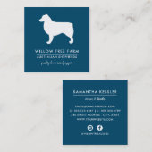 Moderne Australische Herder Fokker | Sociale media Vierkante Visitekaartje (Voorkant / Achterkant)