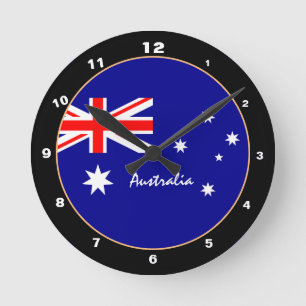 Moderne Australische vlag, Australische thuis/ontw Ronde Klok