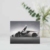 moderne auto 07 briefkaart (Staand voorkant)