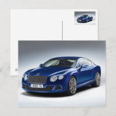 moderne auto 15 briefkaart (Voorkant / Achterkant)