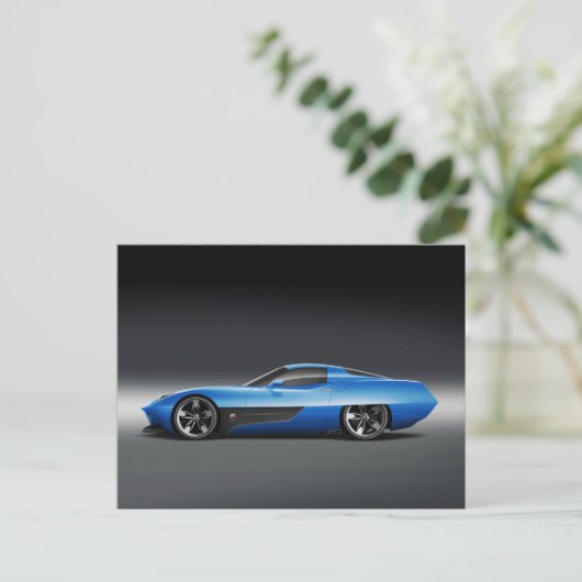 Moderne auto 27 briefkaart (Staand voorkant)