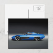 Moderne auto 27 briefkaart (Voorkant / Achterkant)