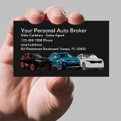 Moderne Auto Broker Business Card-template Visitekaartje