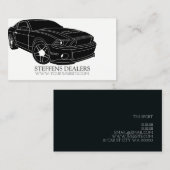 Moderne auto-dealer, Dealership Visitekaartje (Voorkant / Achterkant)