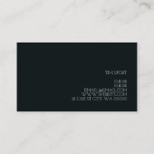 Moderne auto-dealer, Dealership Visitekaartje (Achterkant)