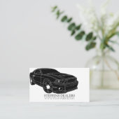 Moderne auto-dealer, Dealership Visitekaartje (Staand voorkant)