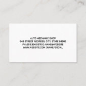 moderne auto | Embleem Shield Visitekaartje (Achterkant)