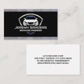 moderne auto | Embleem Shield Visitekaartje (Voorkant / Achterkant)