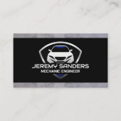 moderne auto | Embleem Shield Visitekaartje (Voorkant)