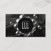 Moderne auto en bubbels visitekaartje (Voorkant)