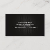 Moderne auto Logo badge | Automatische services Visitekaartje (Achterkant)