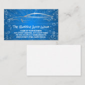 Moderne auto Logo | Blauwe lichtbellen | Automatis Visitekaartje (Voorkant / Achterkant)