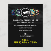 Moderne auto-logo flyer (Achterkant)