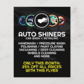 Moderne auto-logo flyer (Voorkant)