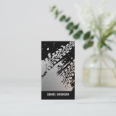 Moderne Auto Mechanic Reparatie Service Visitekaartje (Staand voorkant)