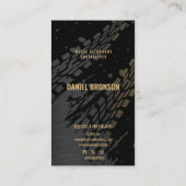 Moderne Auto Mechanic Reparatie Service Visitekaartje (Achterkant)