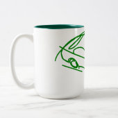 Moderne auto schets koffie Mok (Links)