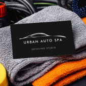 Moderne Auto Spa-detailing Visitekaartje