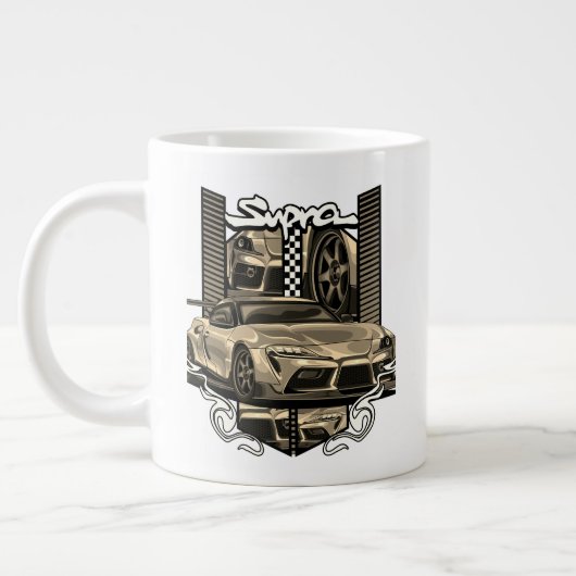 Moderne auto vector ontwerp grote koffiekop (Links)