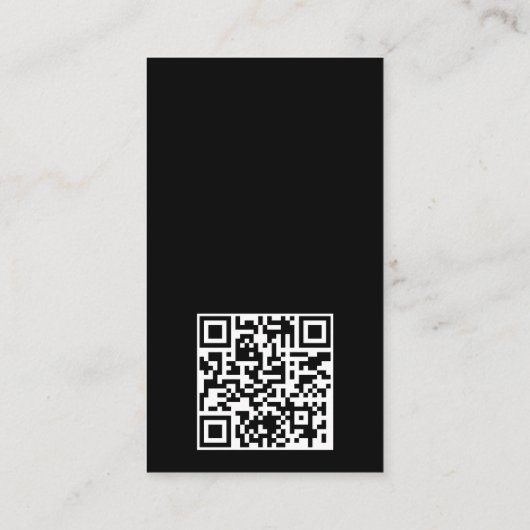 Moderne auto / voertuig / auto QR-code & sociale m Visitekaartje (Achterkant)