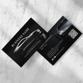 Moderne auto / voertuig / auto QR-code & sociale m Visitekaartje