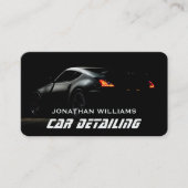 Moderne auto wassen & auto detailleren Visitekaart Visitekaartje (Voorkant)