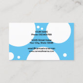 Moderne auto wassen visitekaartsjabloon visitekaartje (Achterkant)